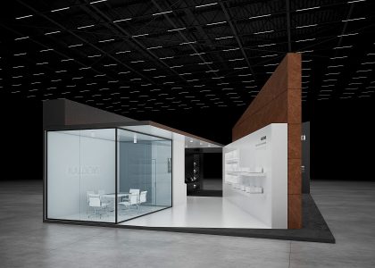 طراحی غرفه نمایشگاهی​ کوچک